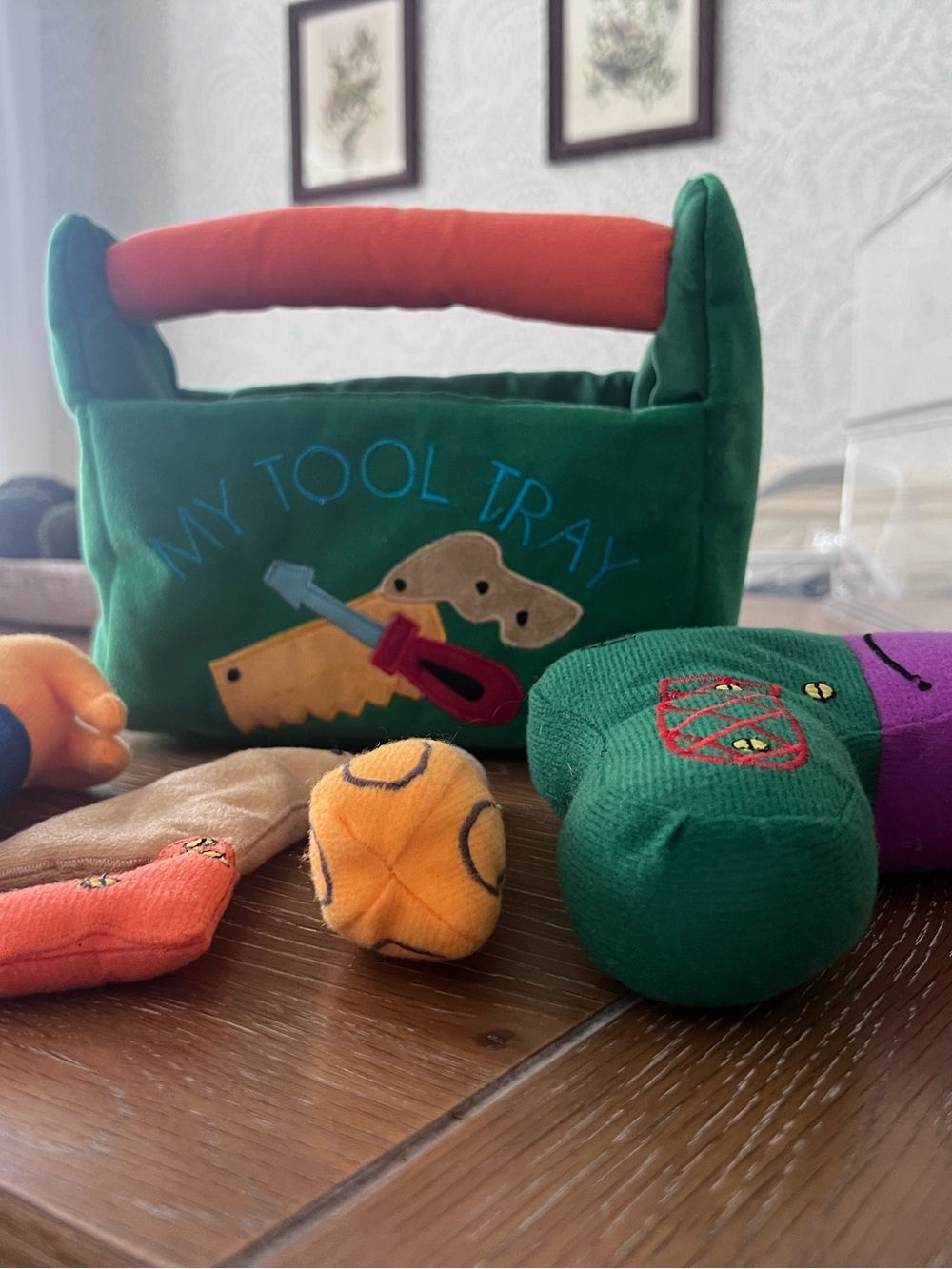 Plush Kids Tool Tray Toy